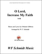 O Lord, Increase My Faith SAB choral sheet music cover